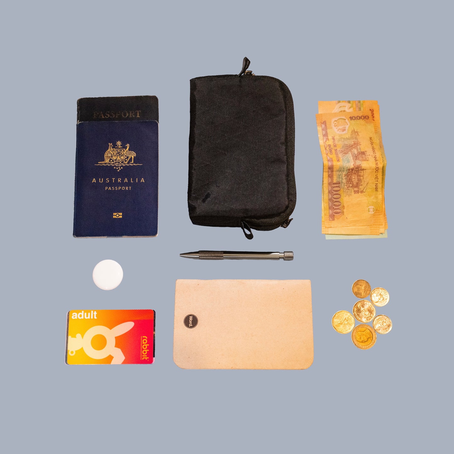 Amenity Kit Dual Pocket Pouch